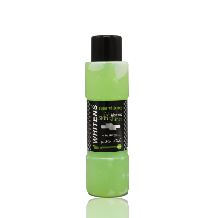 Texture of the Aloe Vera Skin Shiner spread on skin
